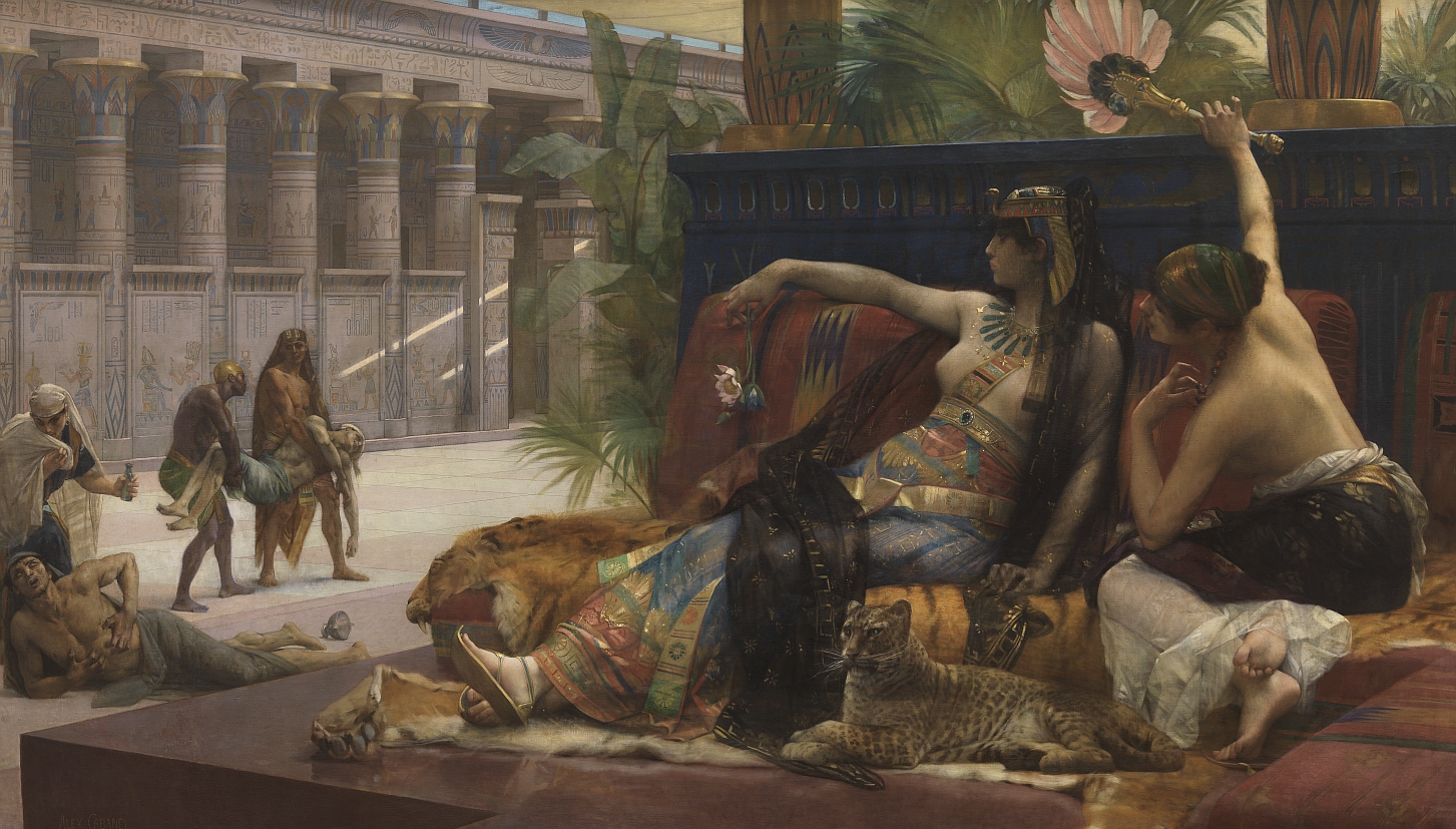 Schilderij Cleopatra van Alexander Cabanel