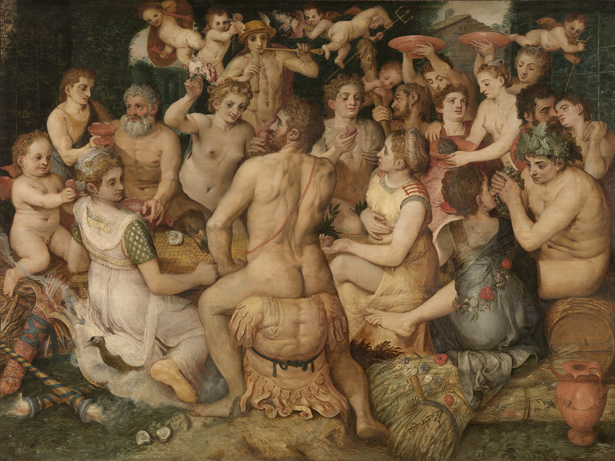 frans-floris-banket-van-de-goden-kmska.jpg Schilderij Banket van de Goden van Frans Floris