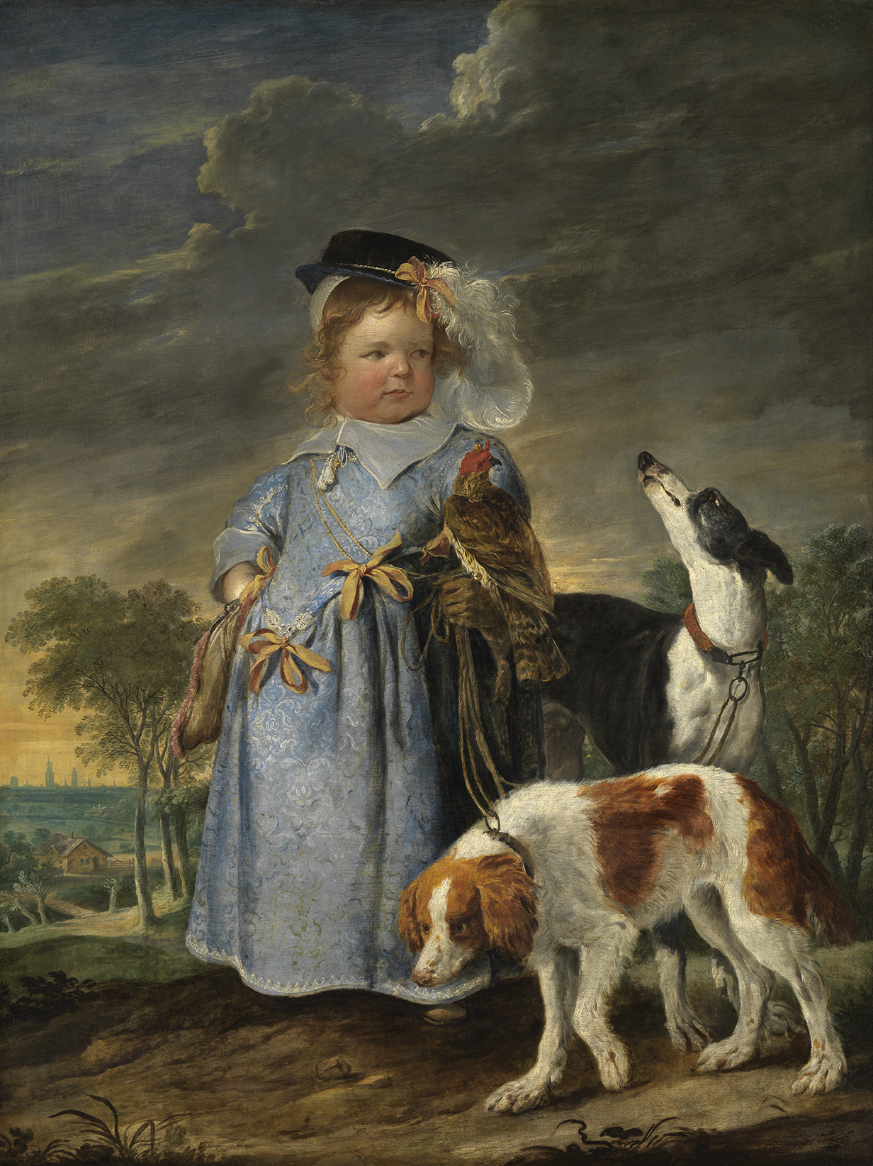 jan-fijt-portret-van-een-jongetje.jpg Schilderij Portret van een jongetje van Jan Fijt
