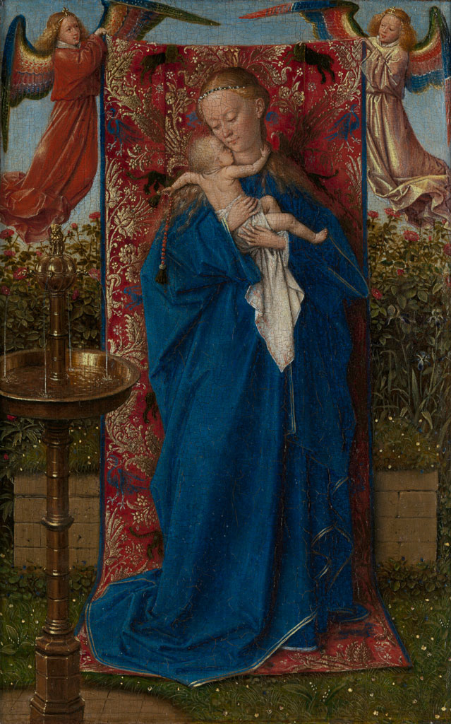 Madonna bij de fontein, Jan van Eyck, KMSKA