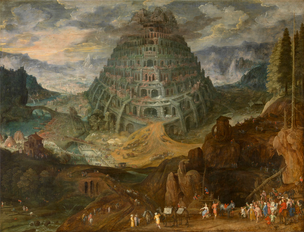 Toren van Babel, Thomas Verhaecht en Jan Breughel I, KMSKA