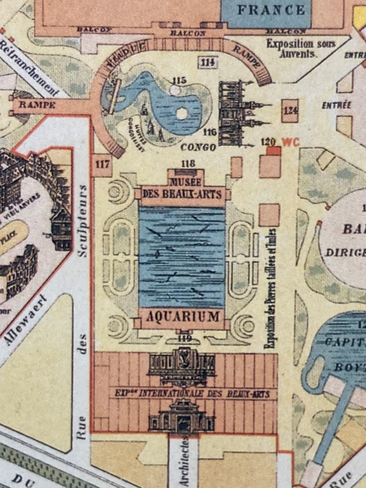 KMSKA op plattegrond expo 1894