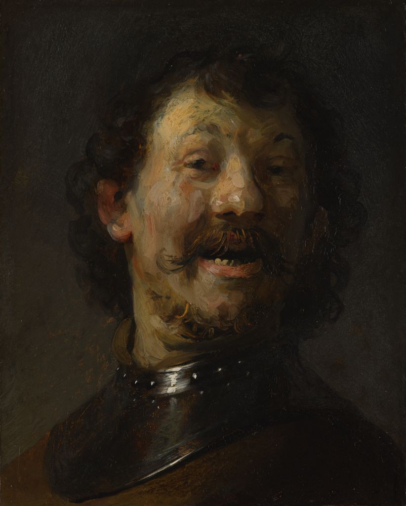 The Laughing Man, Rembrandt van Rijn, Mauritshuis, Den Haag