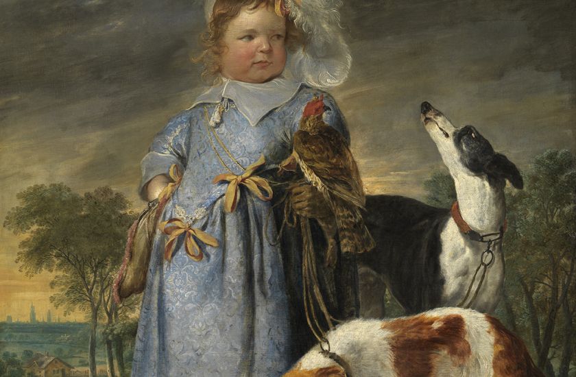 jan-fijt-portret-van-een-jongetje.jpg Schilderij Portret van een jongetje van Jan Fijt