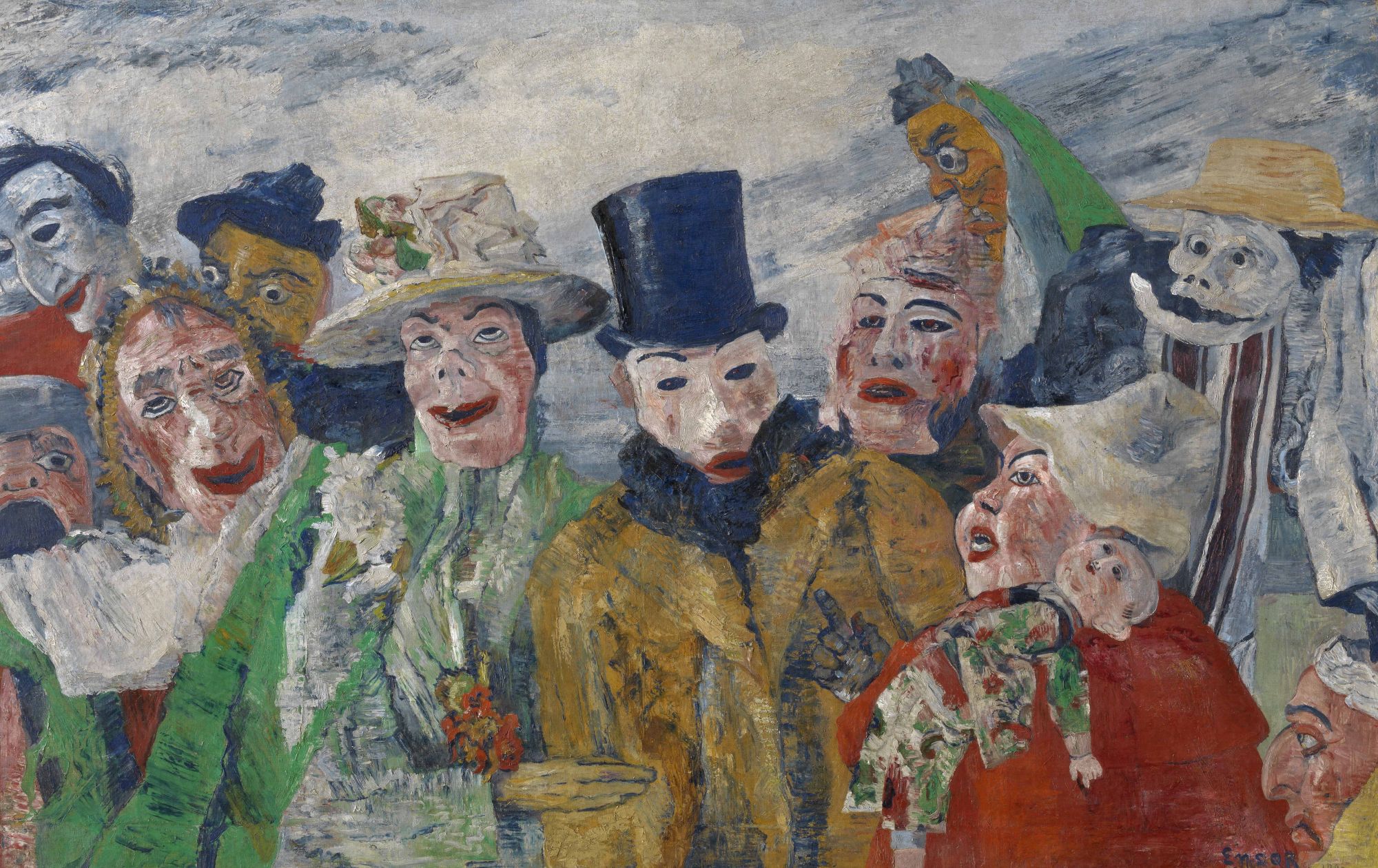 Schilderij De intrige van James Ensor
