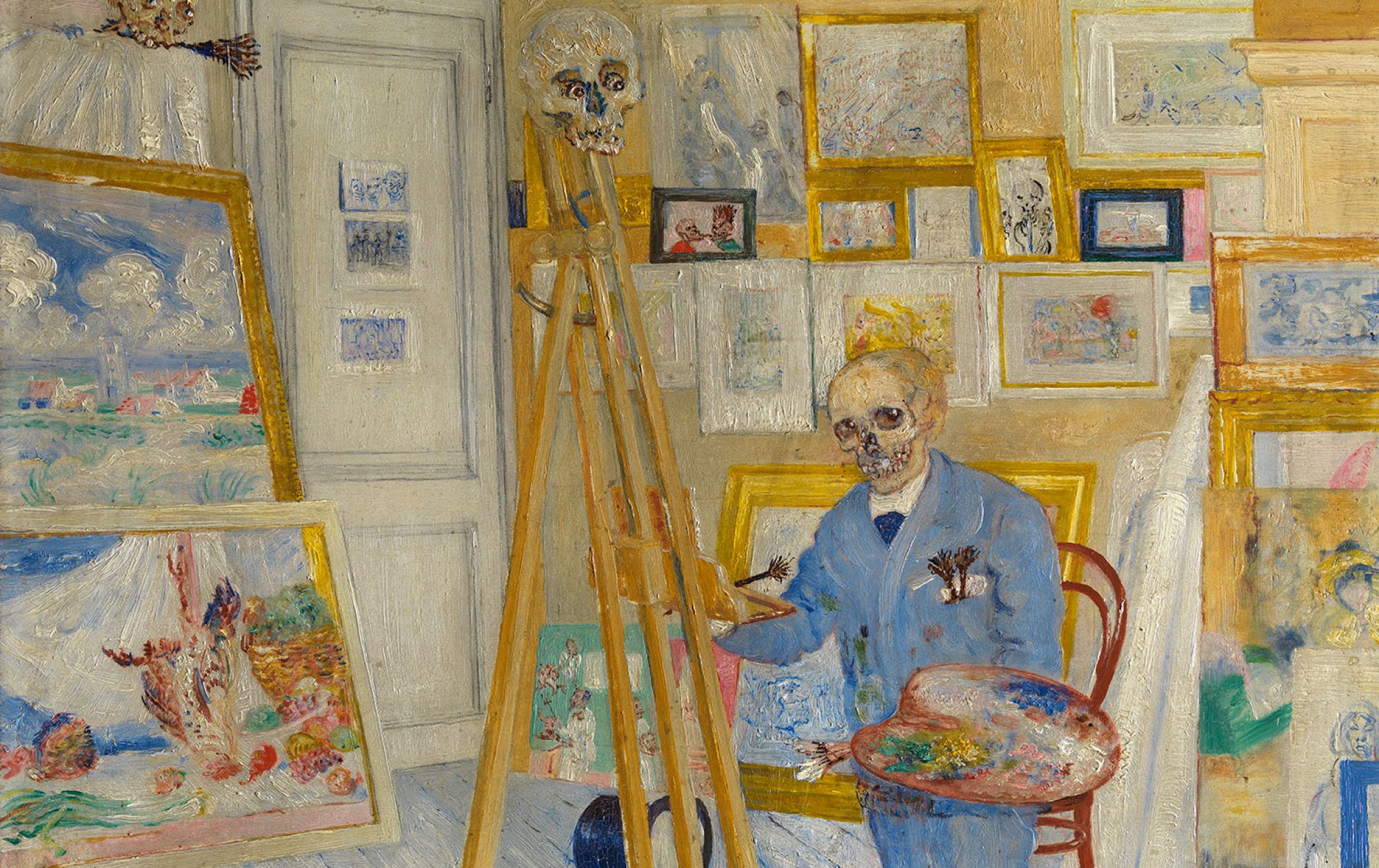 Het-schilderend-geraamte-james-ensor-kmska.jpg schilderij-het-schilderend-geraamte-james-ensor