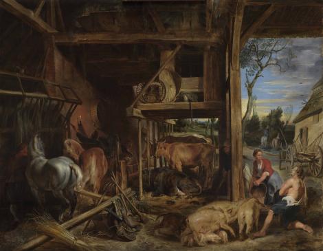 de-verloren-zoon-peter-paul-rubens-kmska.jpg Schilderij De verloren zoon van Peter Paul Rubens