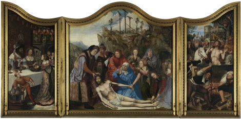 quinten-massijs-schrijnwerkerambacht-kmska.jpg Schilderij Altaarstuk van het schijnwerkerambacht van Quinten Massijs
