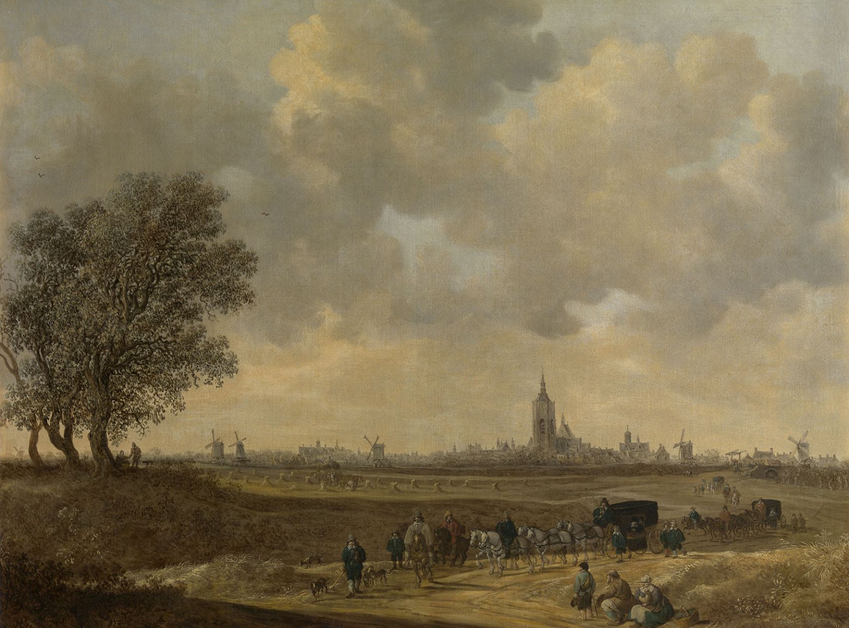 Schilderij Landschap Jan Van Goyen